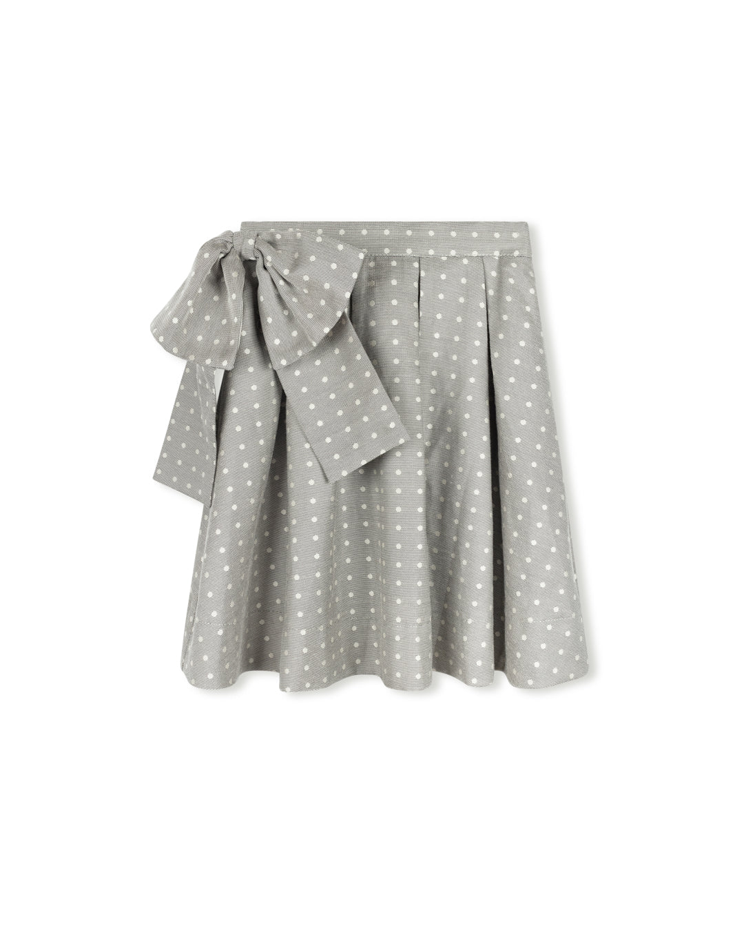Gianna Bow Polka Dot Skirt