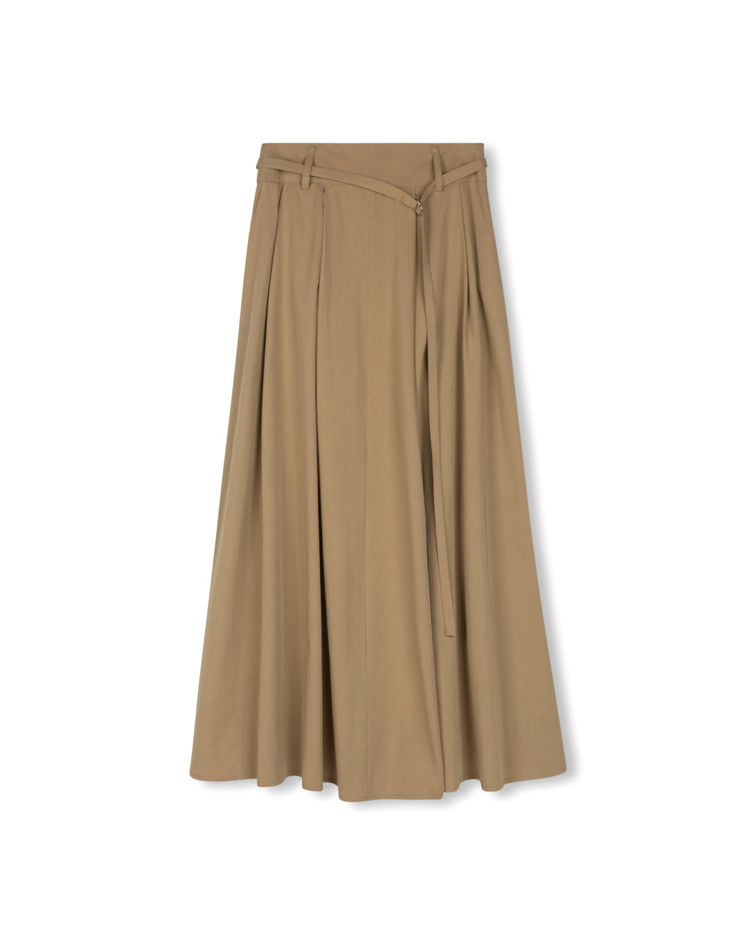 Belted Pleat Skirt