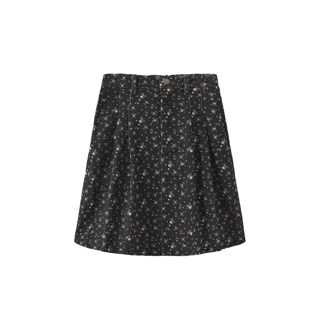 Bayne Canvas Floral Print Skirt