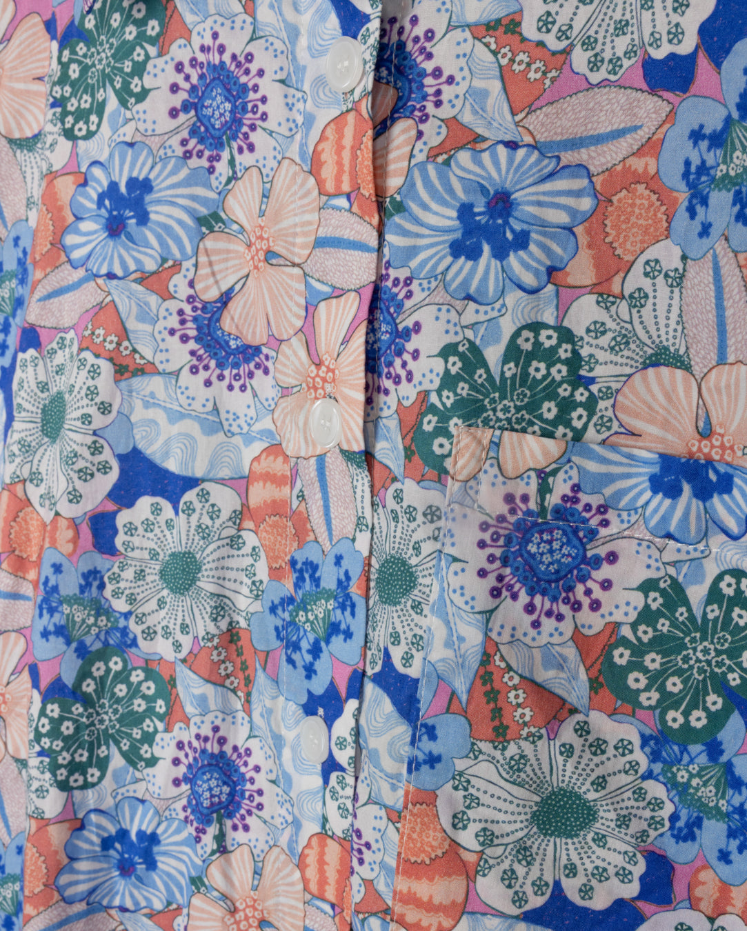 Floral Print Blouse - Junees