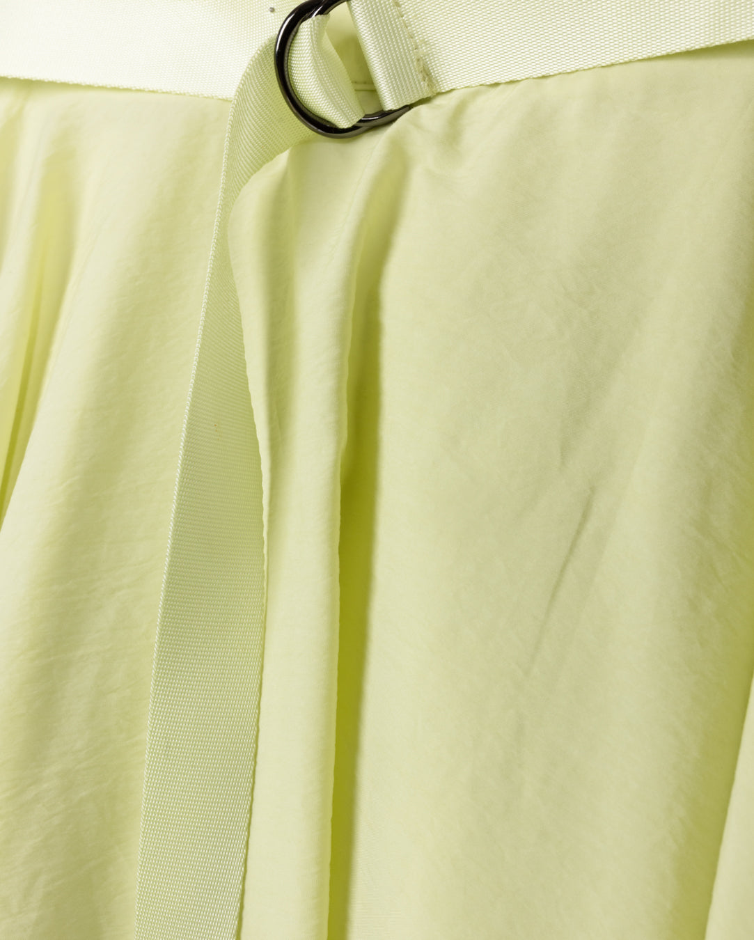 Belted Crinkle Skirt