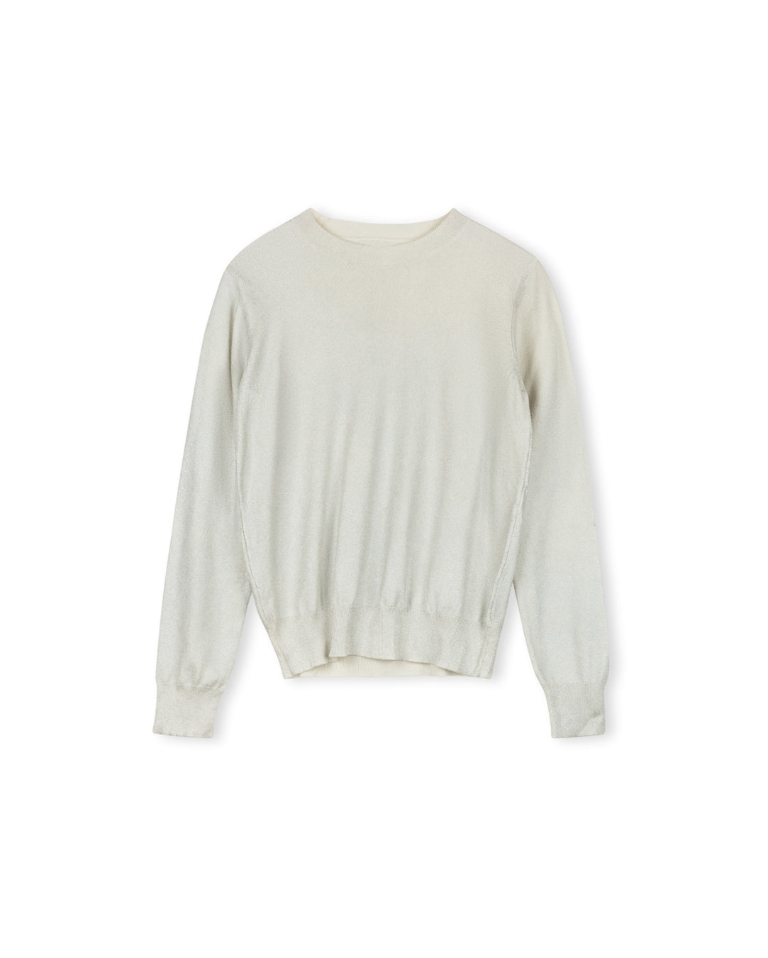 Metallic Ribbed Sweater - Junees