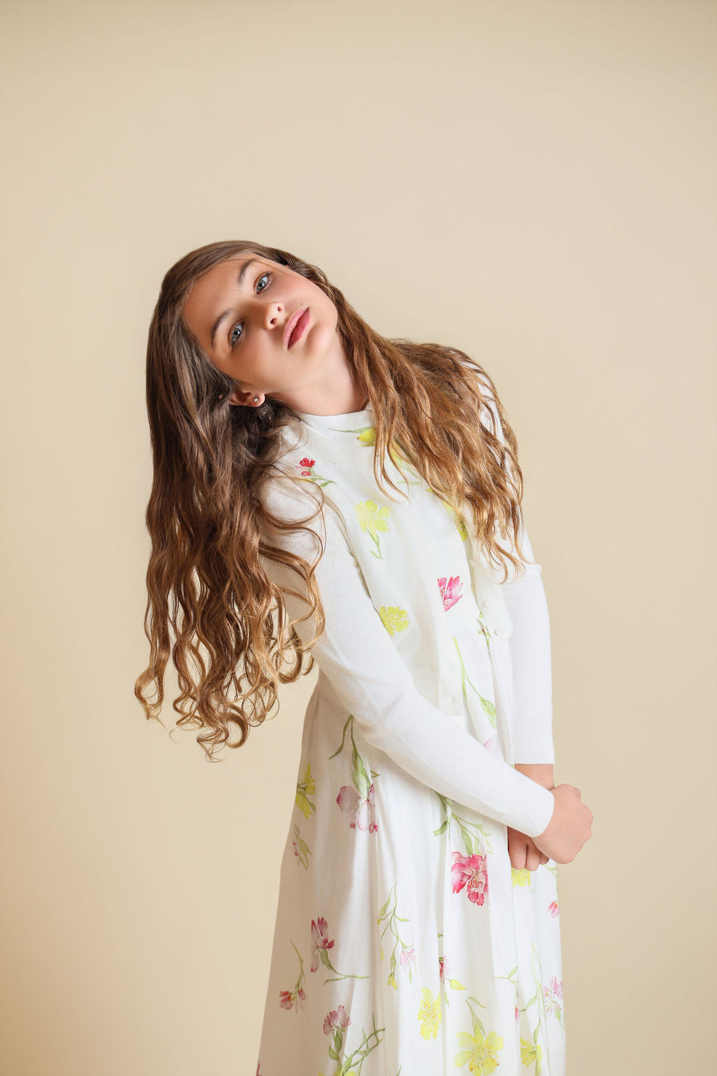 Yanny Floral Printed Jumper - Junees