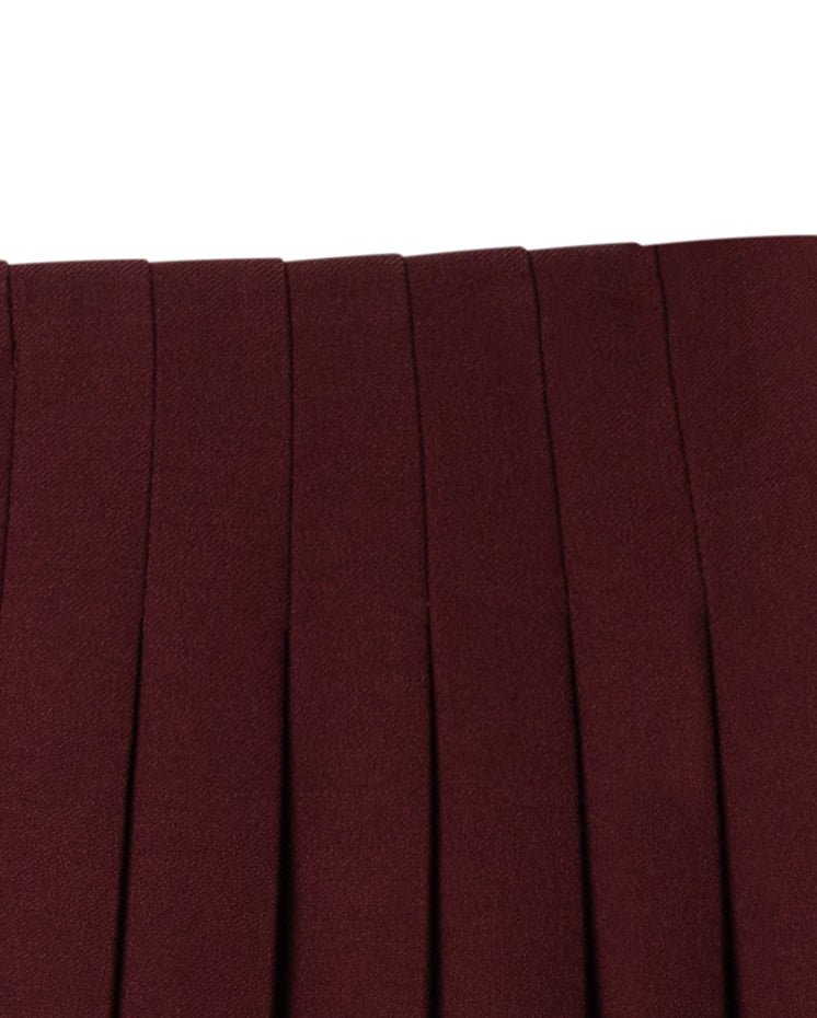 Kylie Textured Wool Skirt