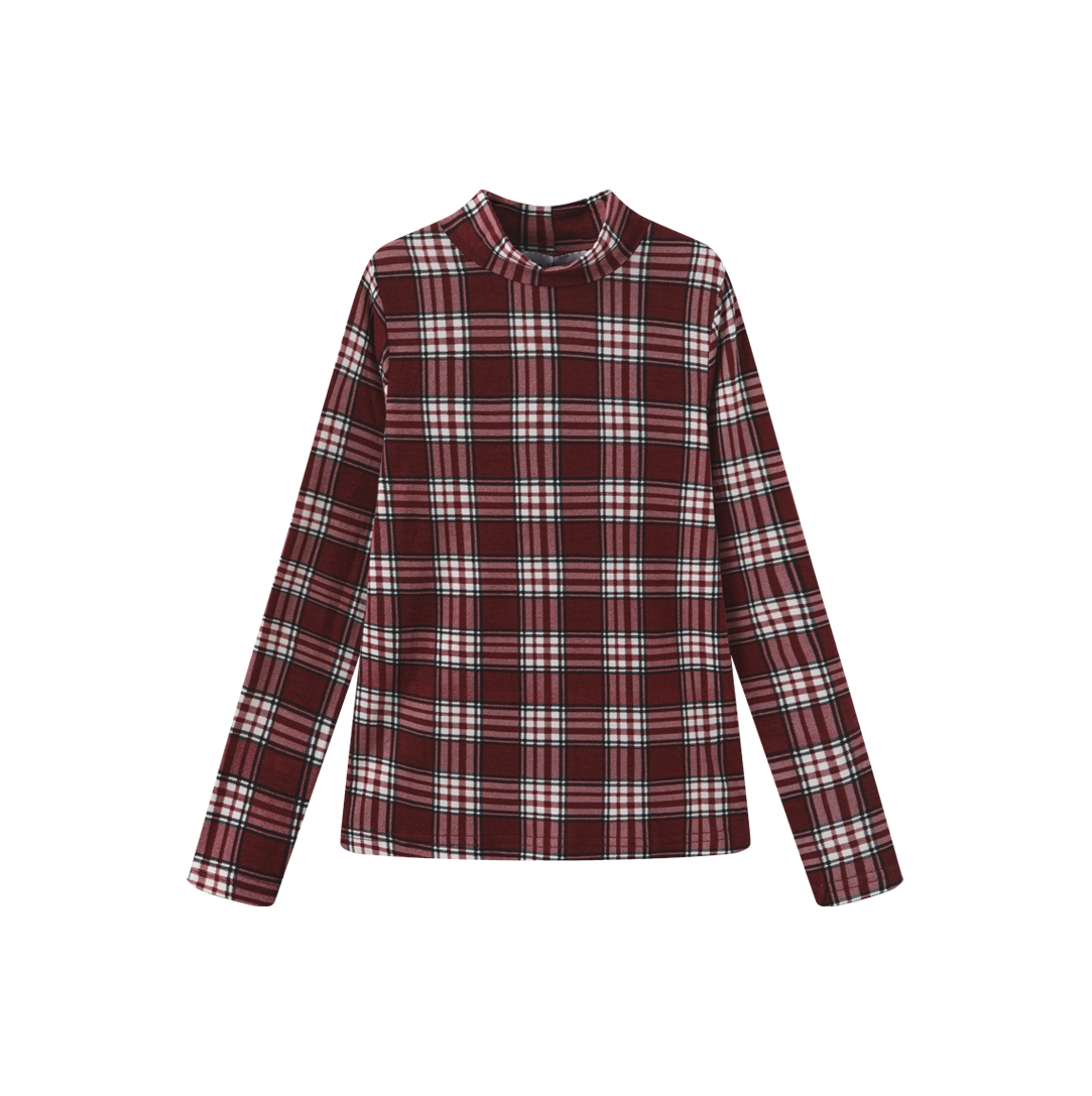 Printed Layering Mock Neck