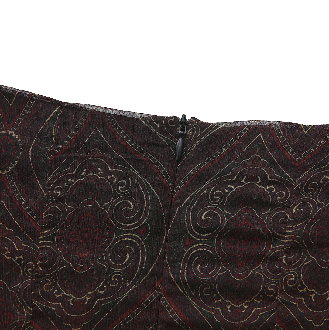 Gem Kick Pleat Skirt