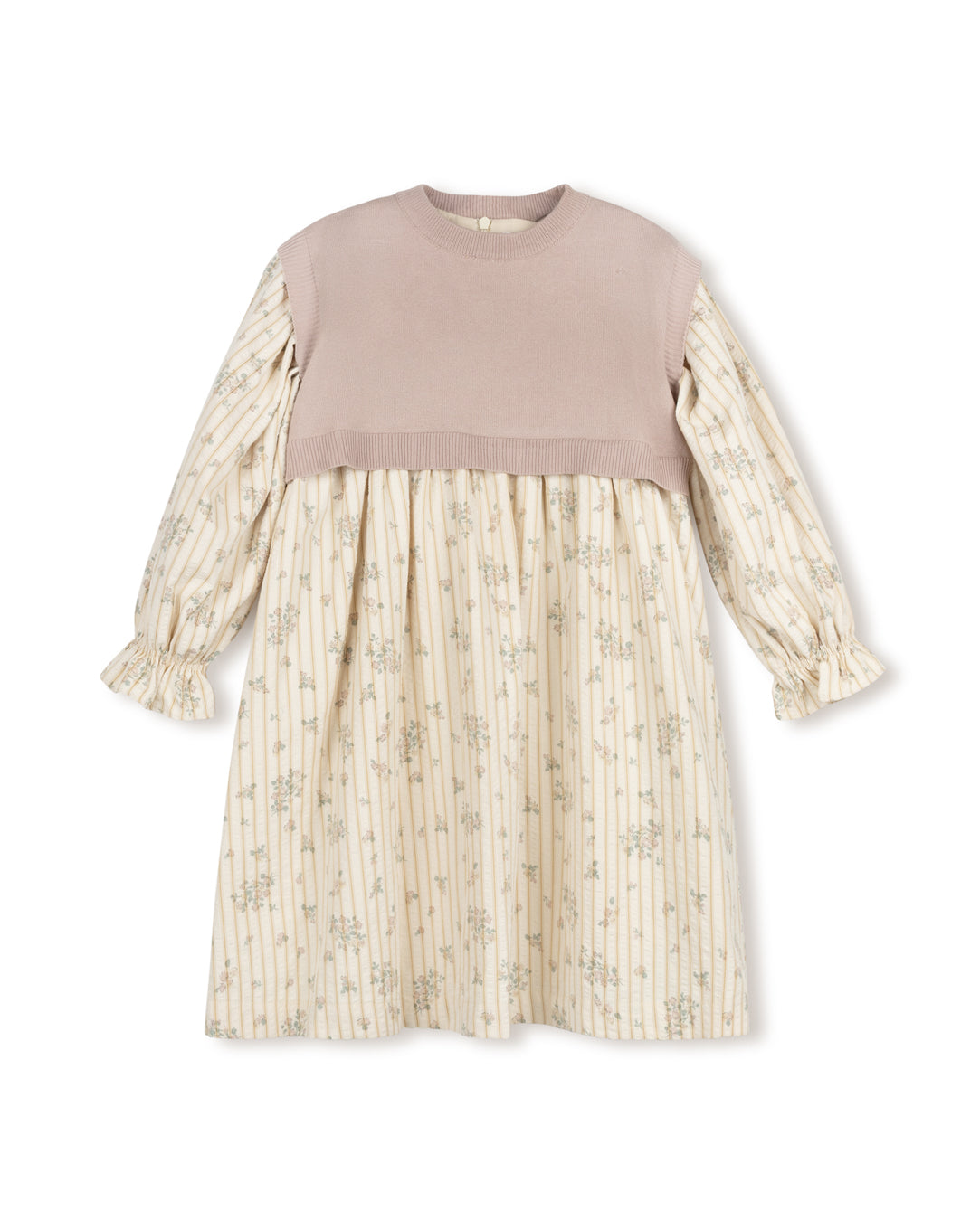 Amos Floral Print Dress And Vest