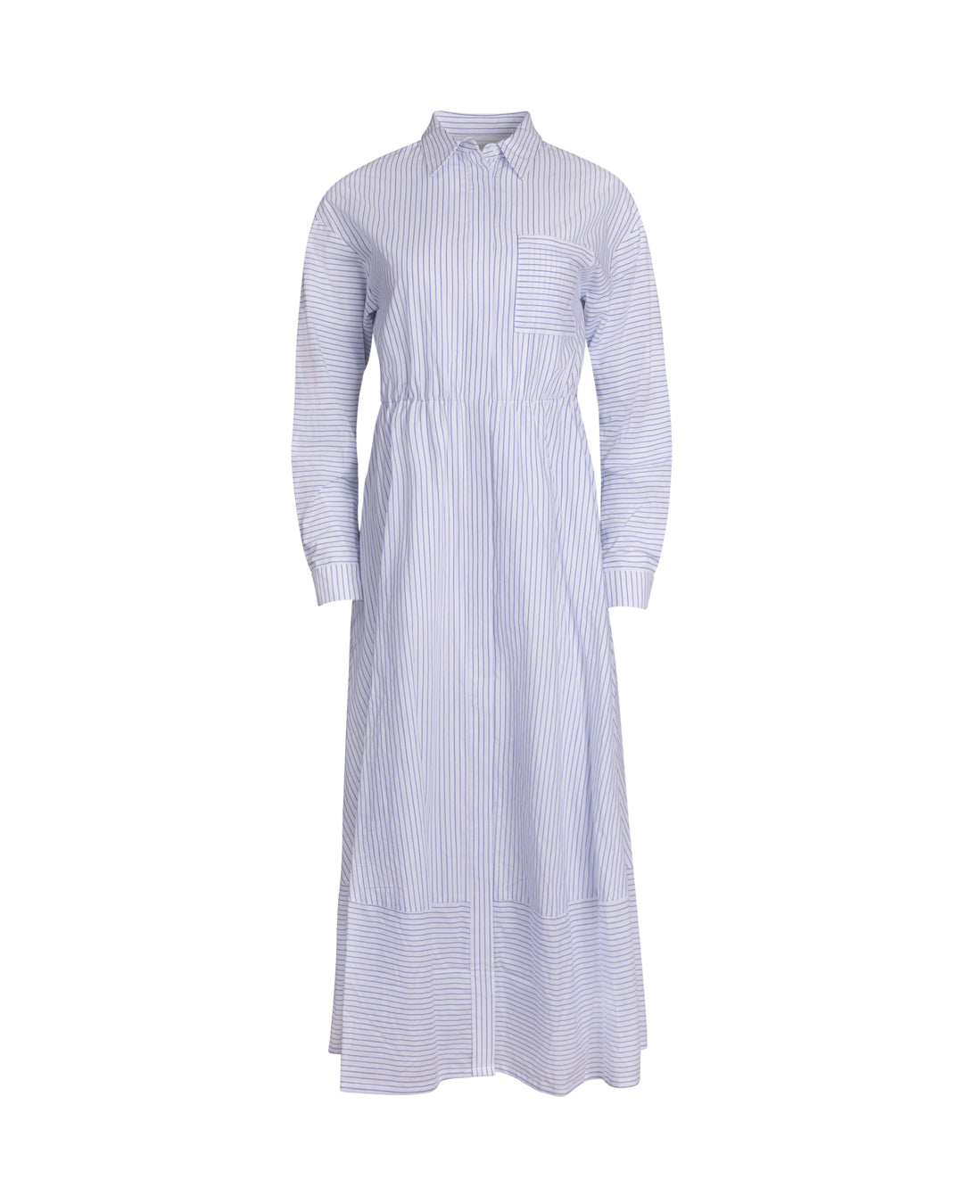 Poplin Striped Maxi Dress - Junees