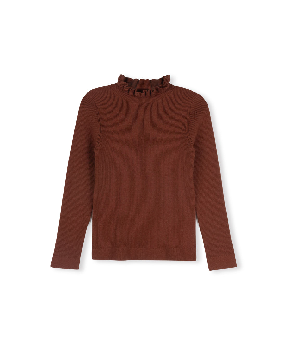 Mena Ruffle Neck Sweater