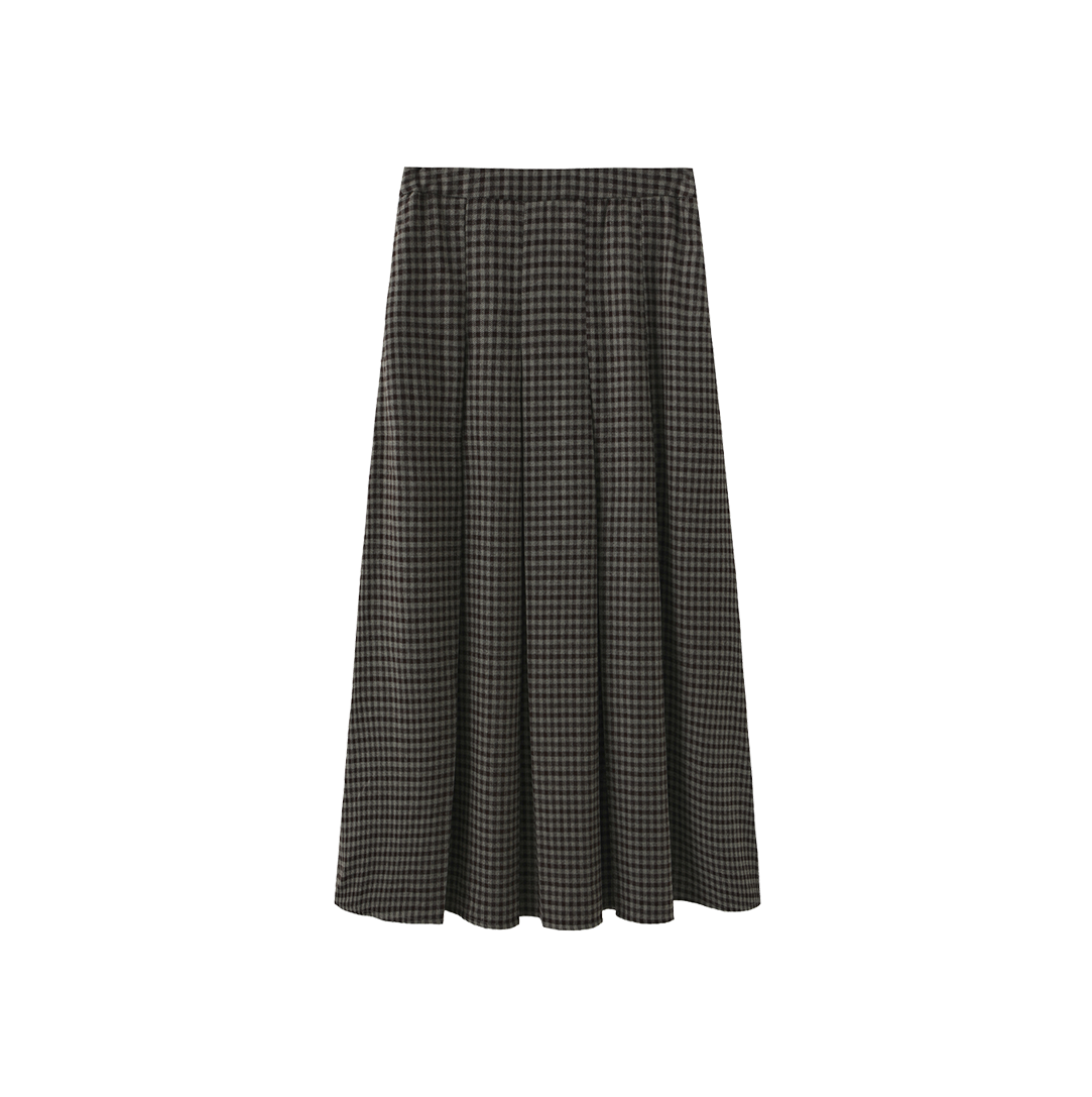 Carol Plaid Pleated Skirt