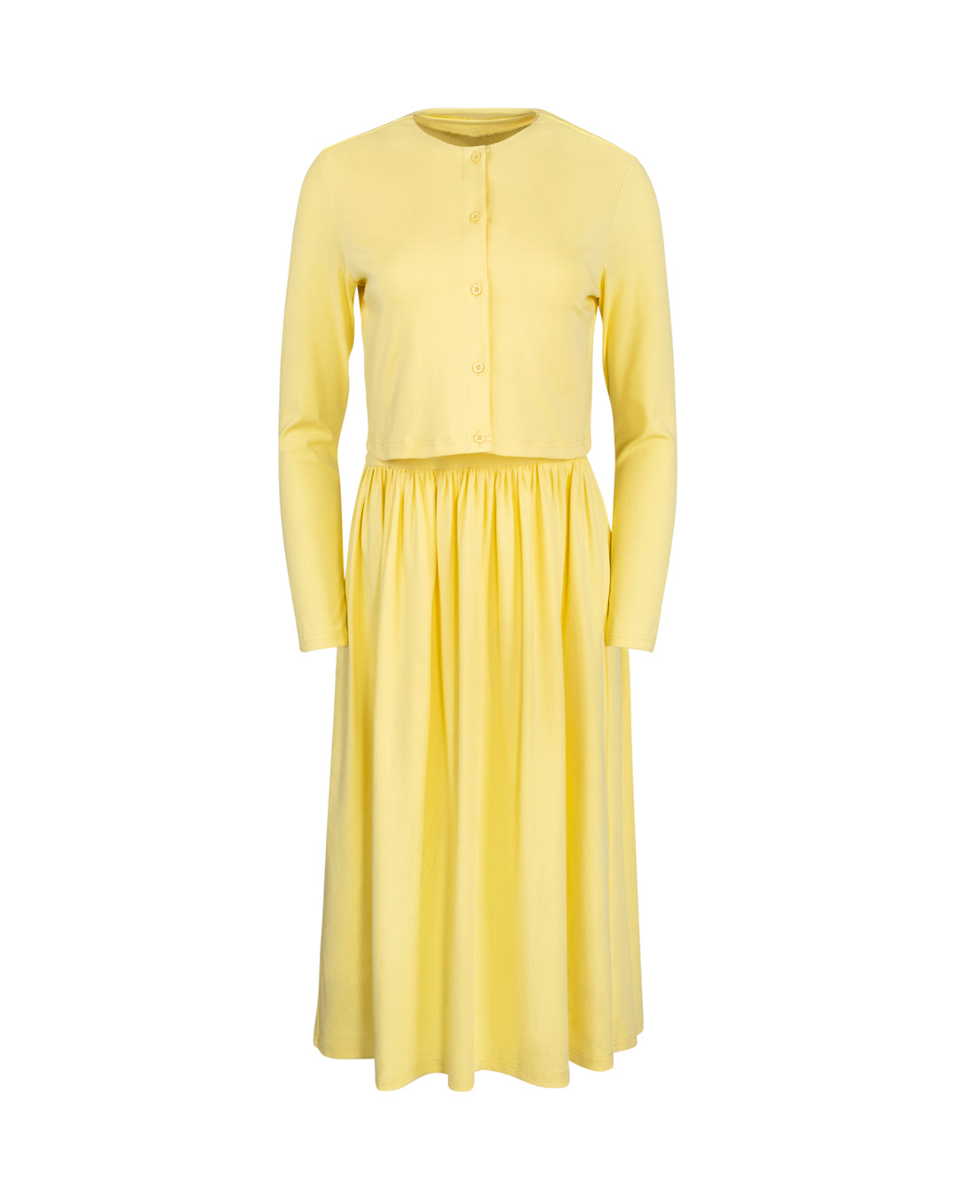 T-Shirt Yolk Waisted Jumper