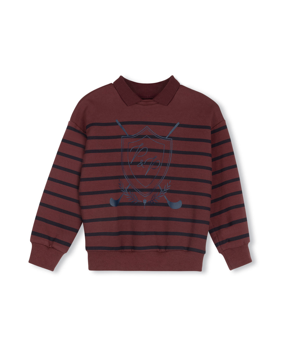Tema Embroidered Emblem Sweater