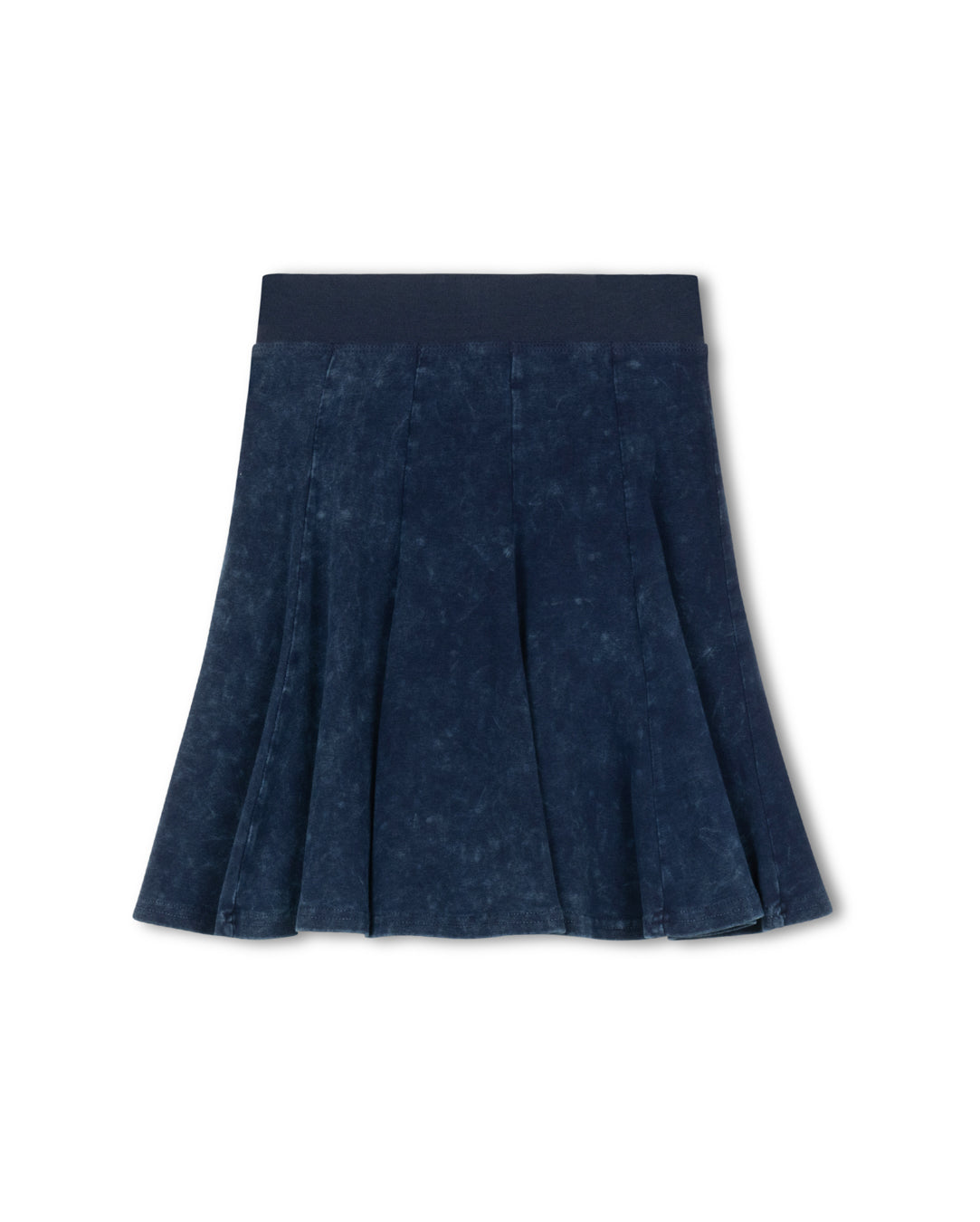 Mineral Wash Paneled Short Skirt - Junees