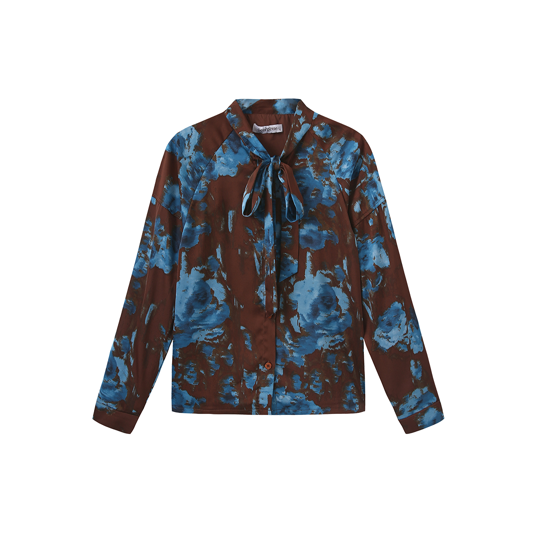 Colored Printed Blouse