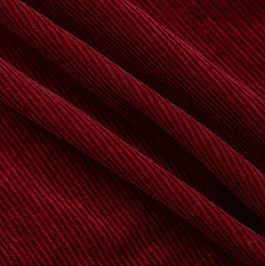 Corduroy Drop V Gathered Skirt