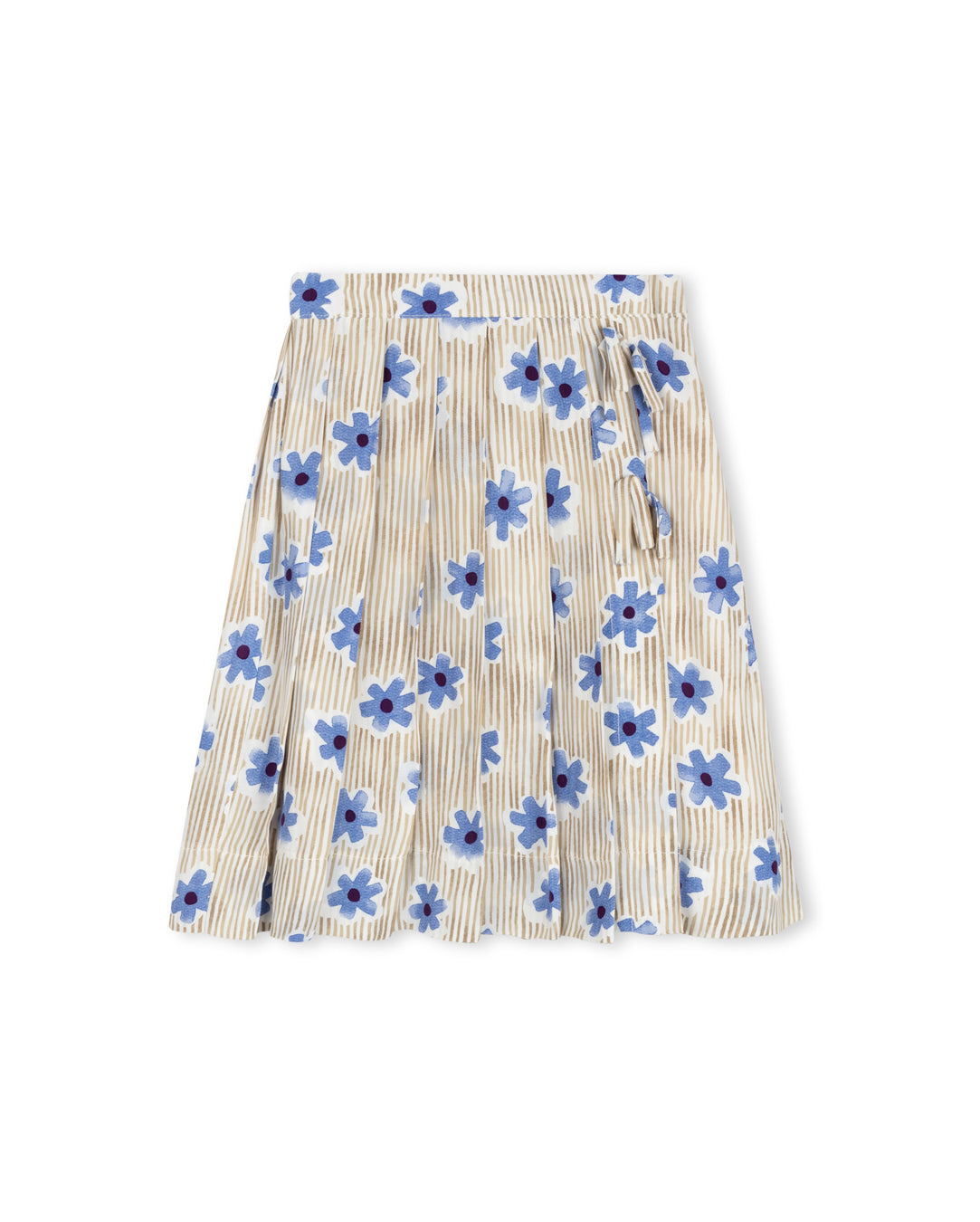 Poni Half Pleat Wrap Skirt
