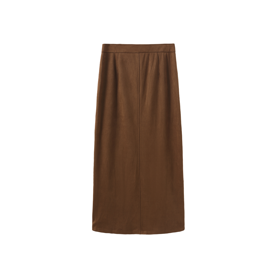 Wendy Suede Maxi Skirt
