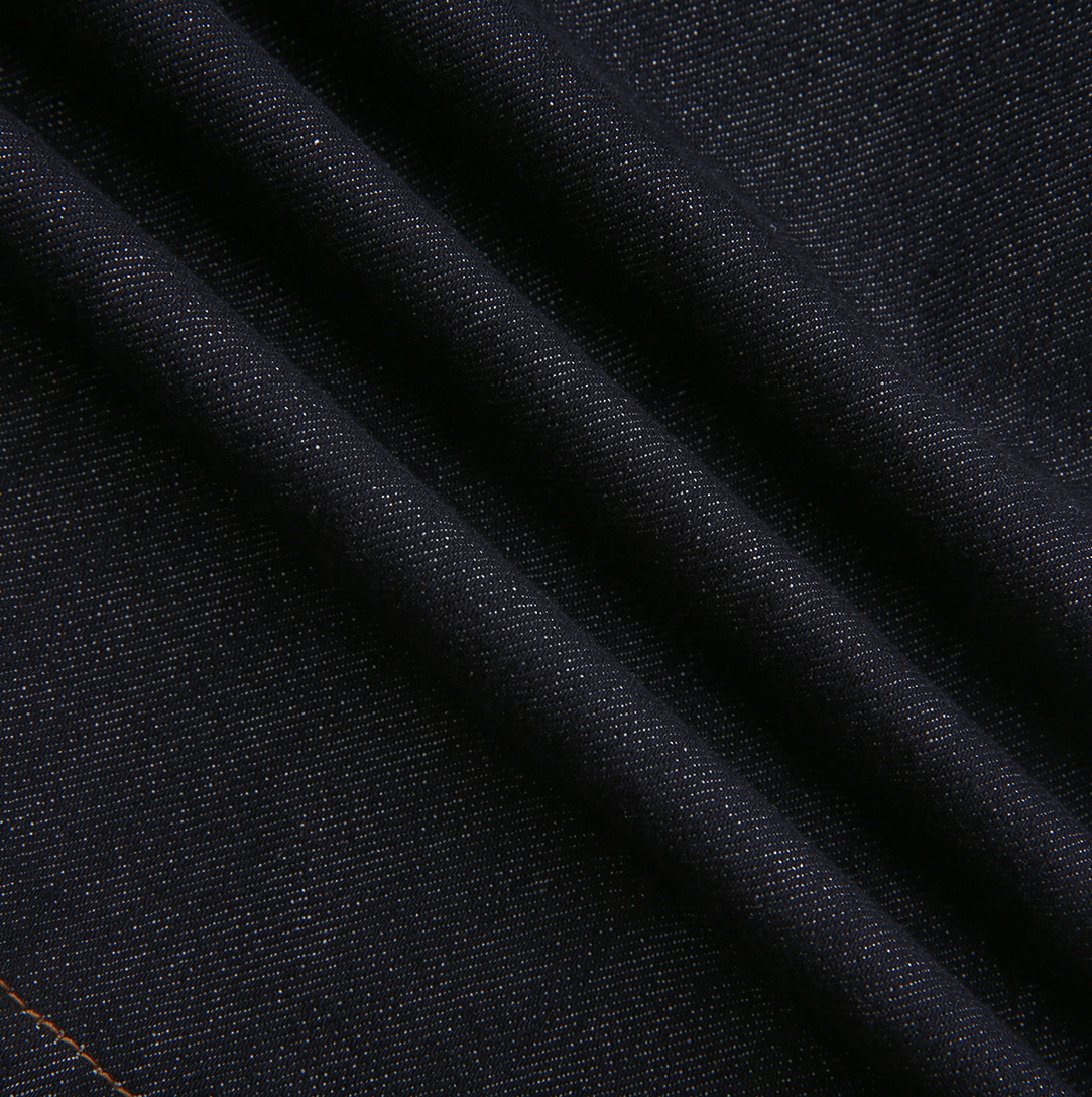 Box Pleat Denim Skirt