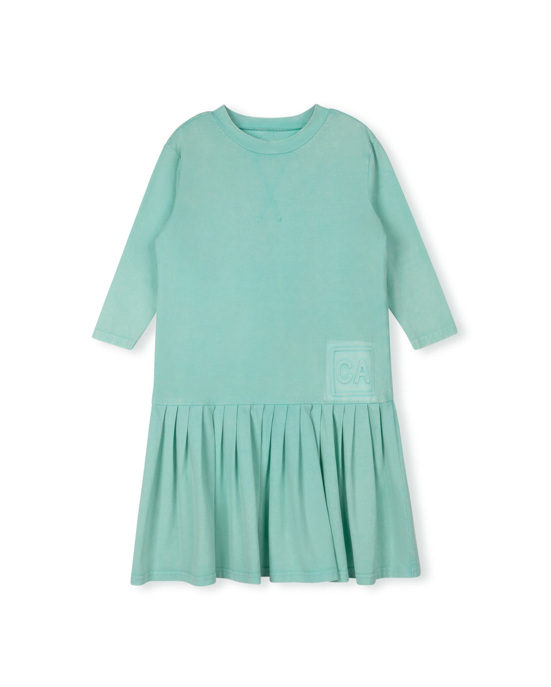 Reverse Embossed Wash Dress