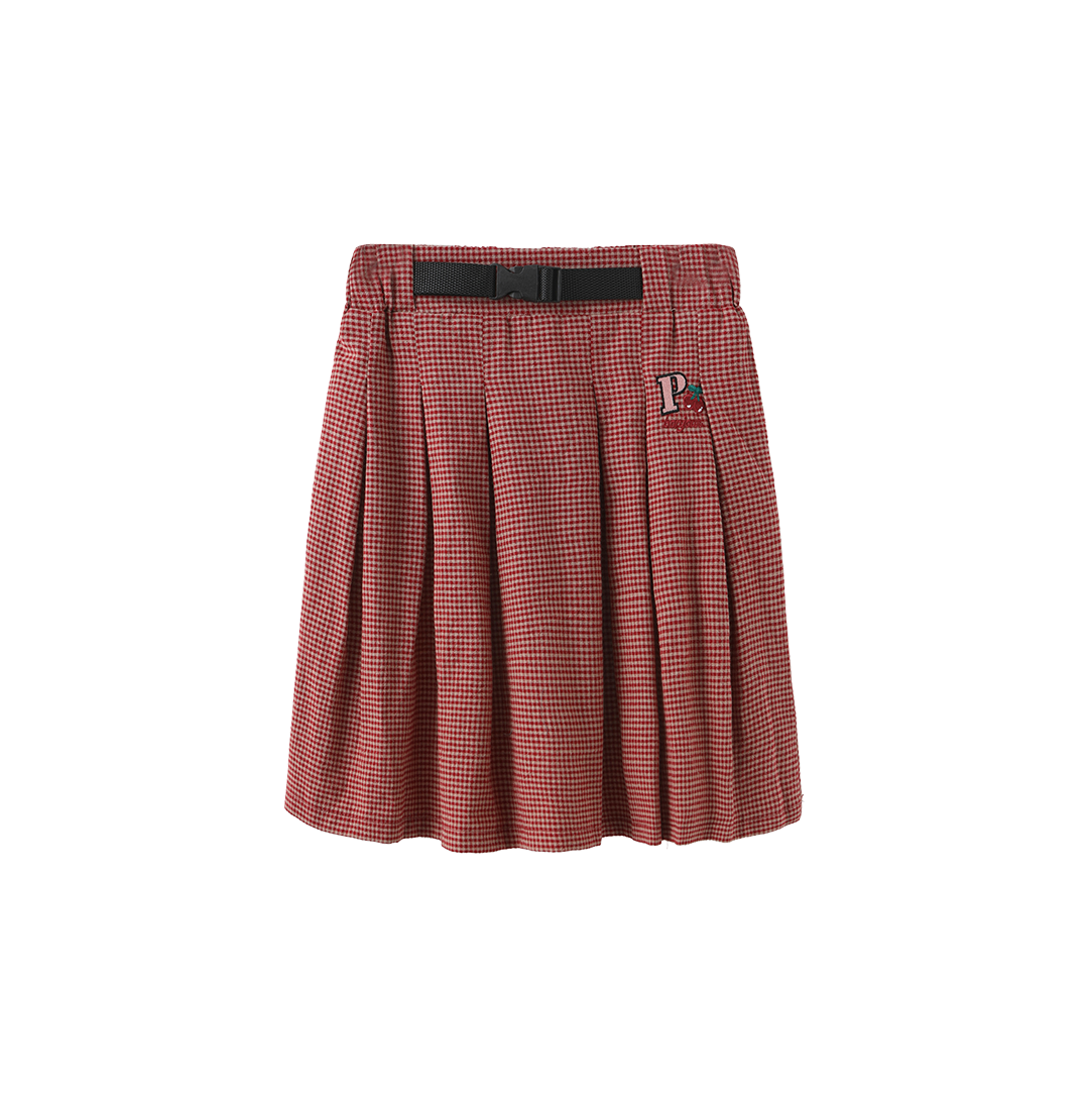 Plaid Patch Skirt