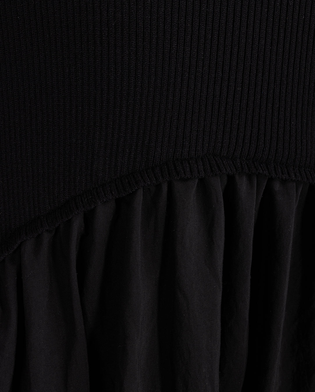 Knit And Taffeta Bubble Dress W-20427