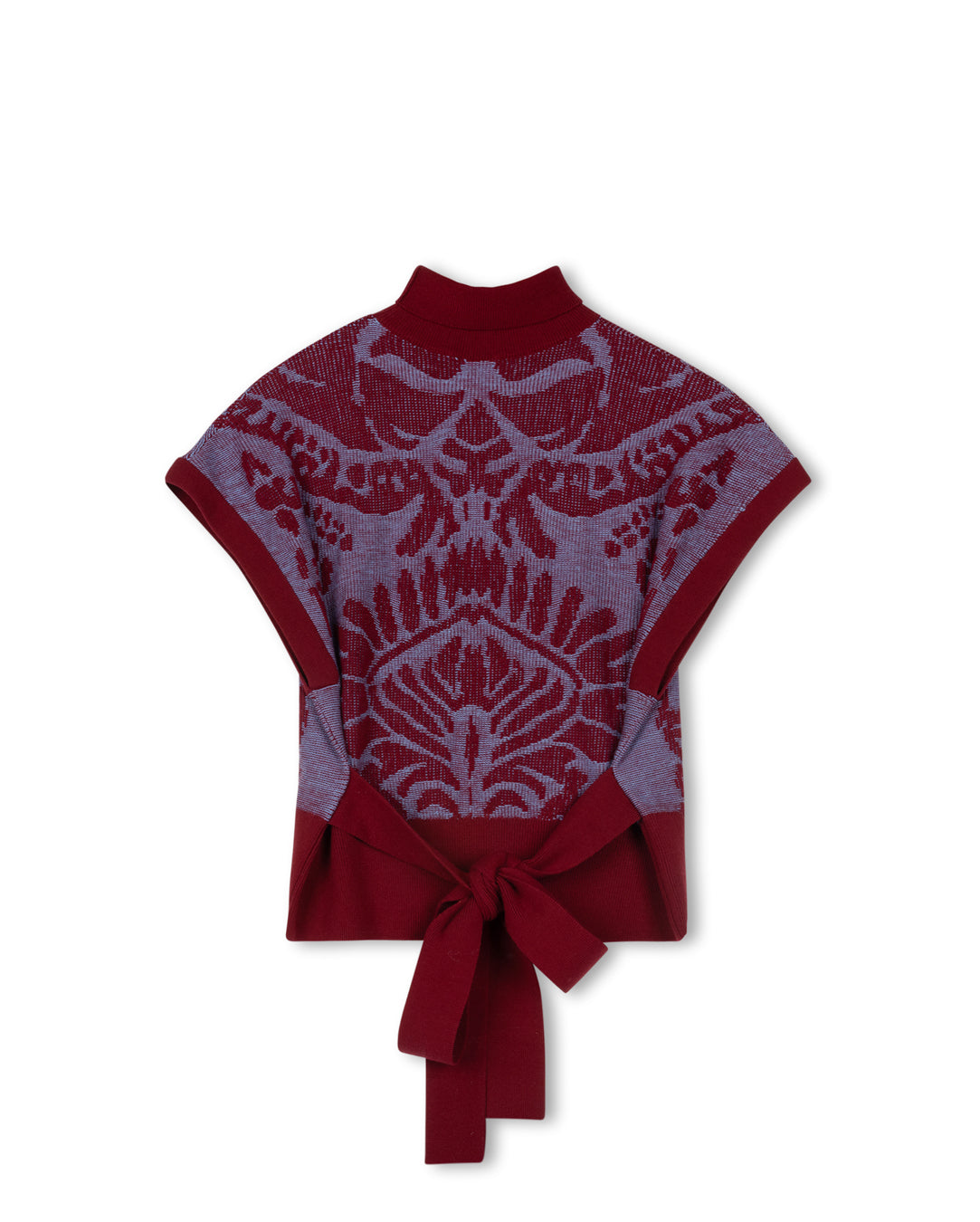 Dewitt Print Mock Vest W-22154