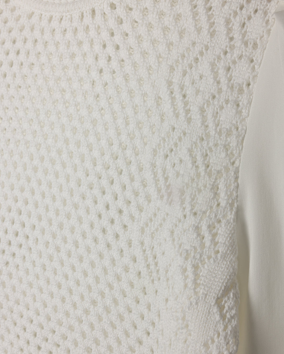 Mixed Media Knit Top