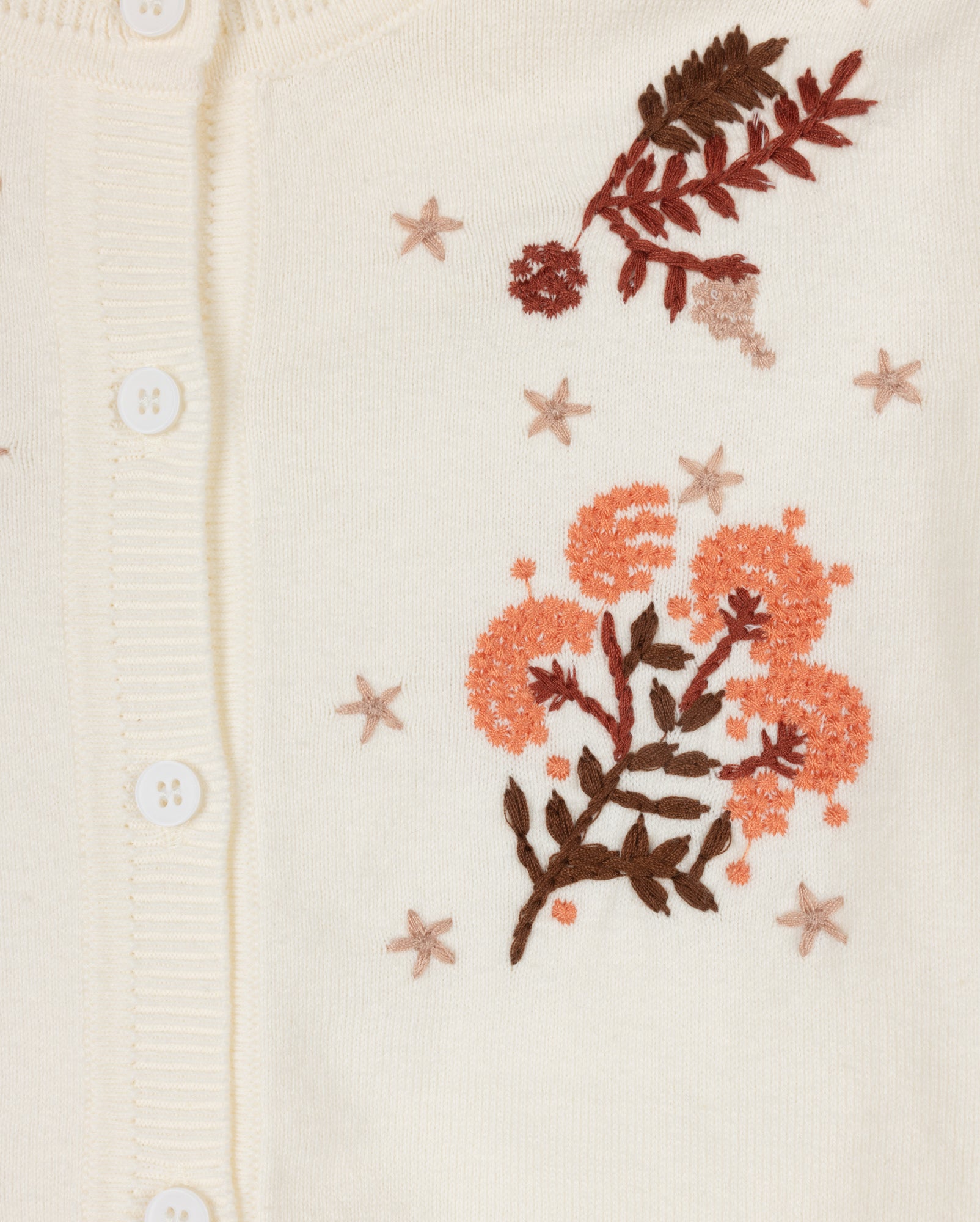 Ellis Embroidered Shimmer Cardigan - Junees