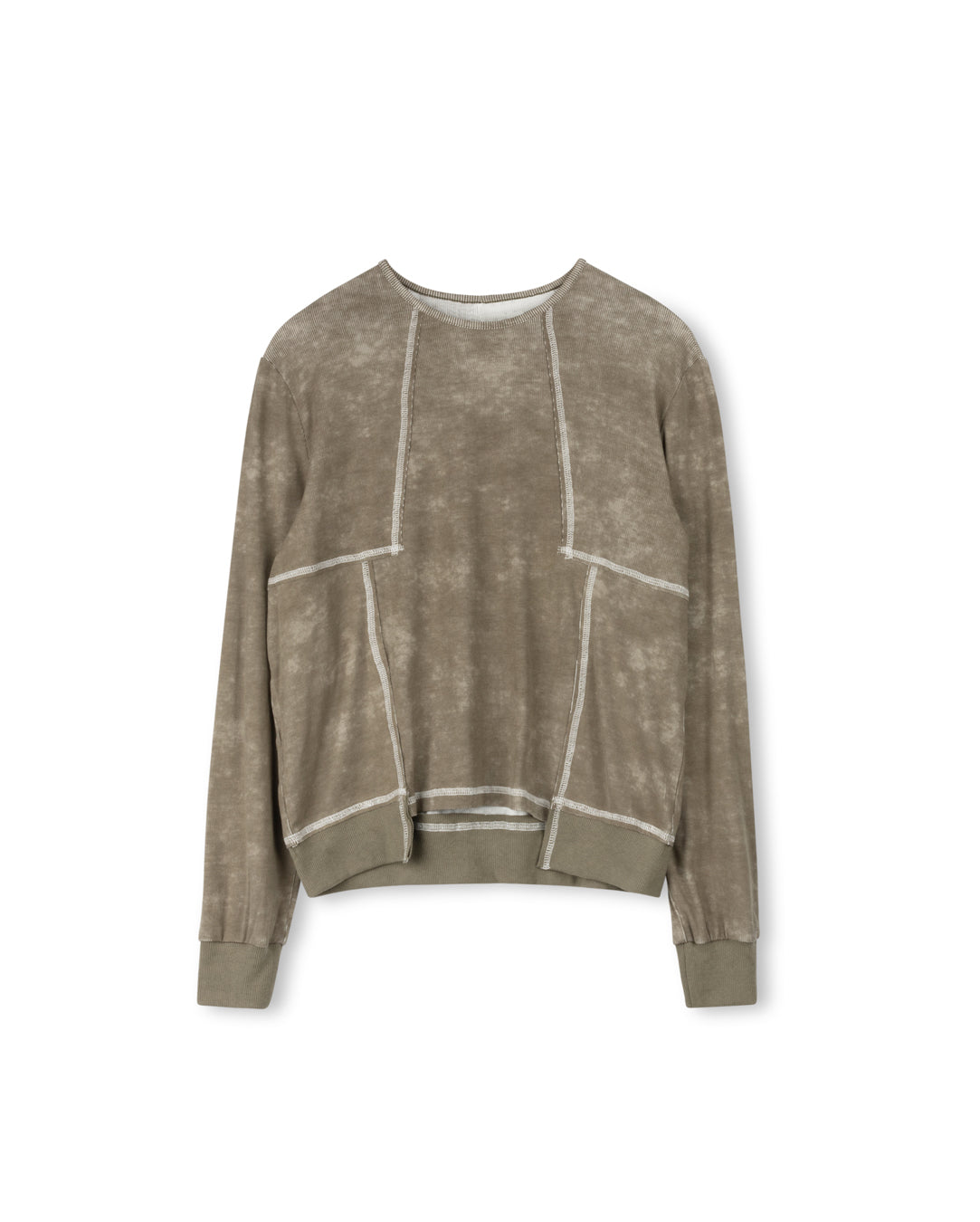 Washed Oversized Sweater W-20350