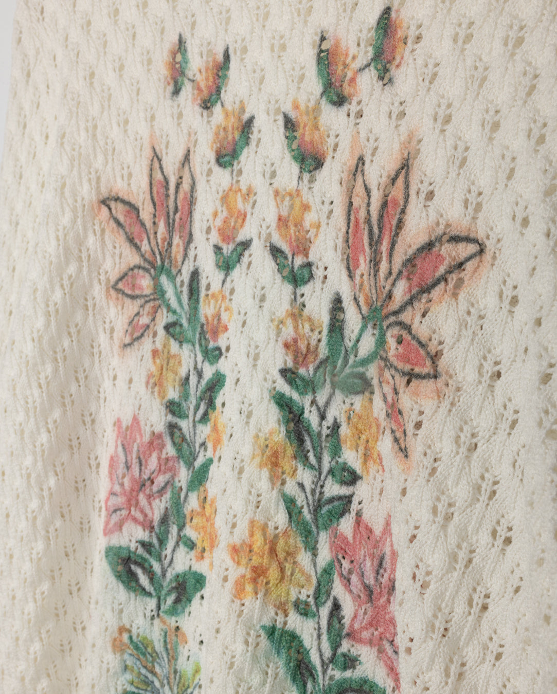 Crochet Floral Sweater