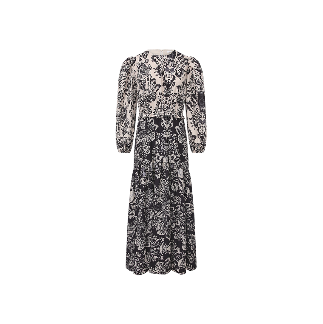 trumpet midi dress Puff Sleeve Color:Leaf Green Your Guide to Shoes ready the second you keep-you-around-floral-maxi-dress-pink:color:pink