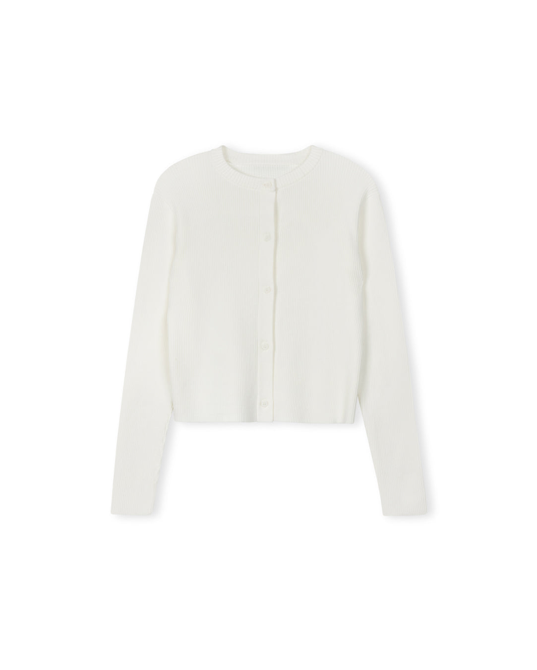 Silk Ribbed Knit Cardigan - Junees