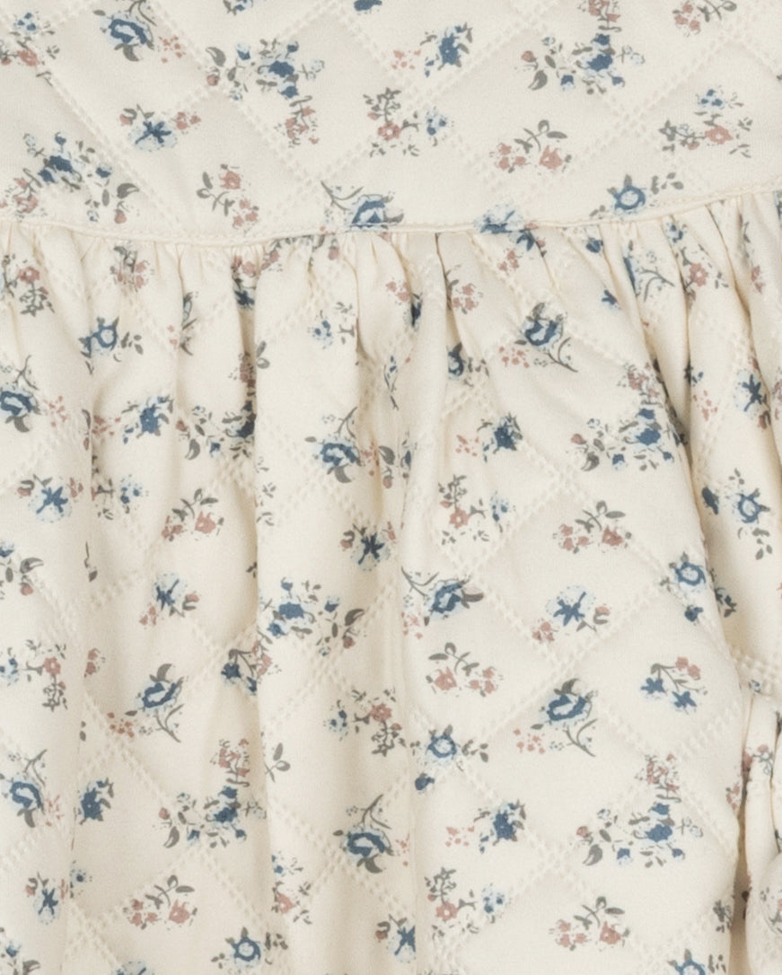 Quilted Floral Print Jumper