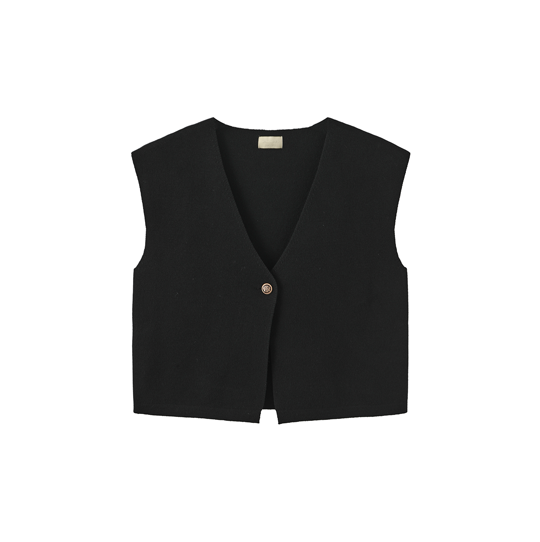 Camit Knit Single Button Vest