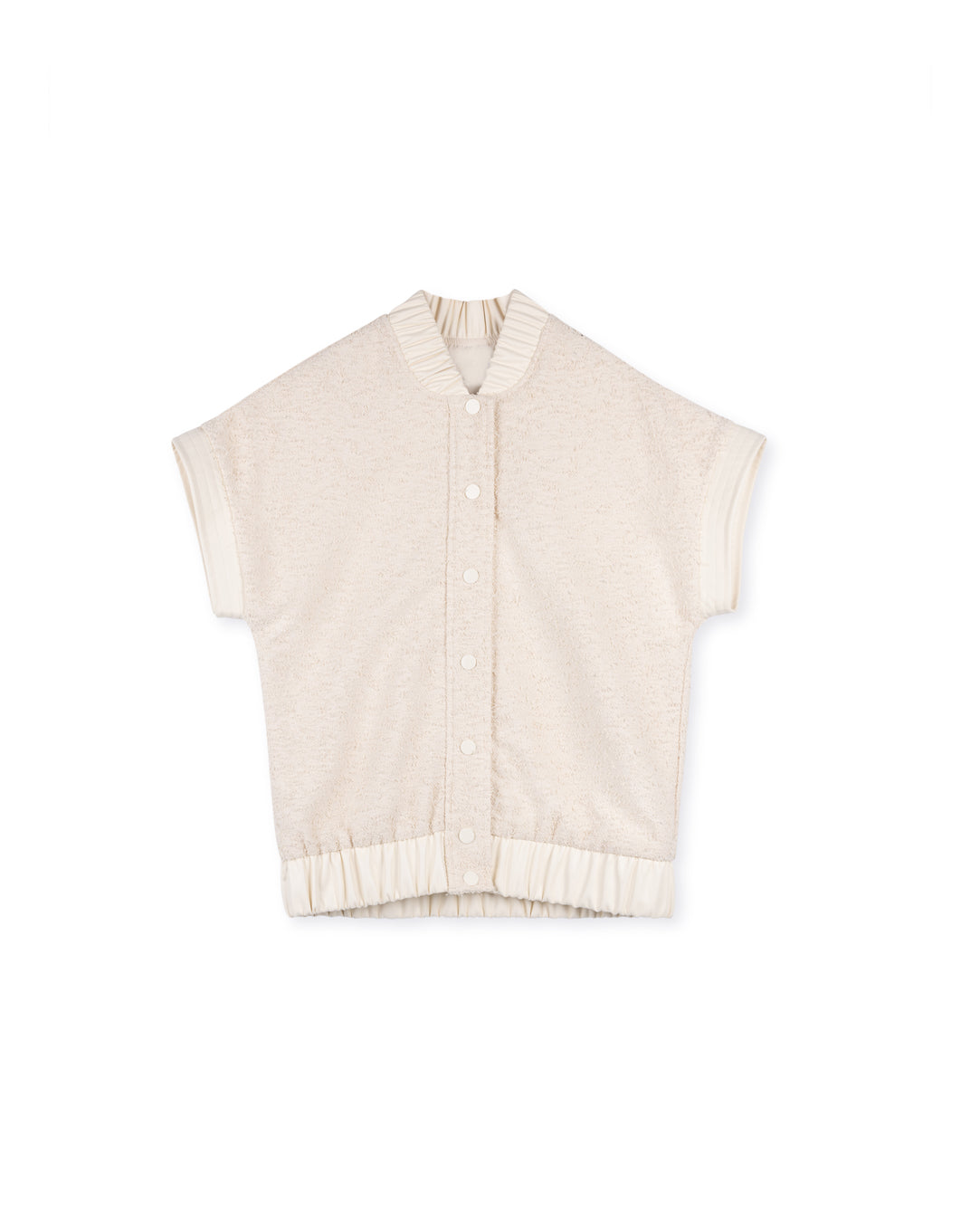 Ritz Leather Trimmed Vest W-14810