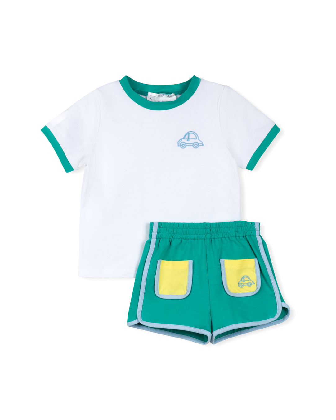 Camila Colorblock Tee And Short Set