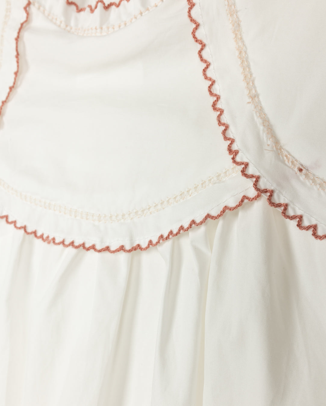 Tally Embroidered Scalloped Trimming Shirt