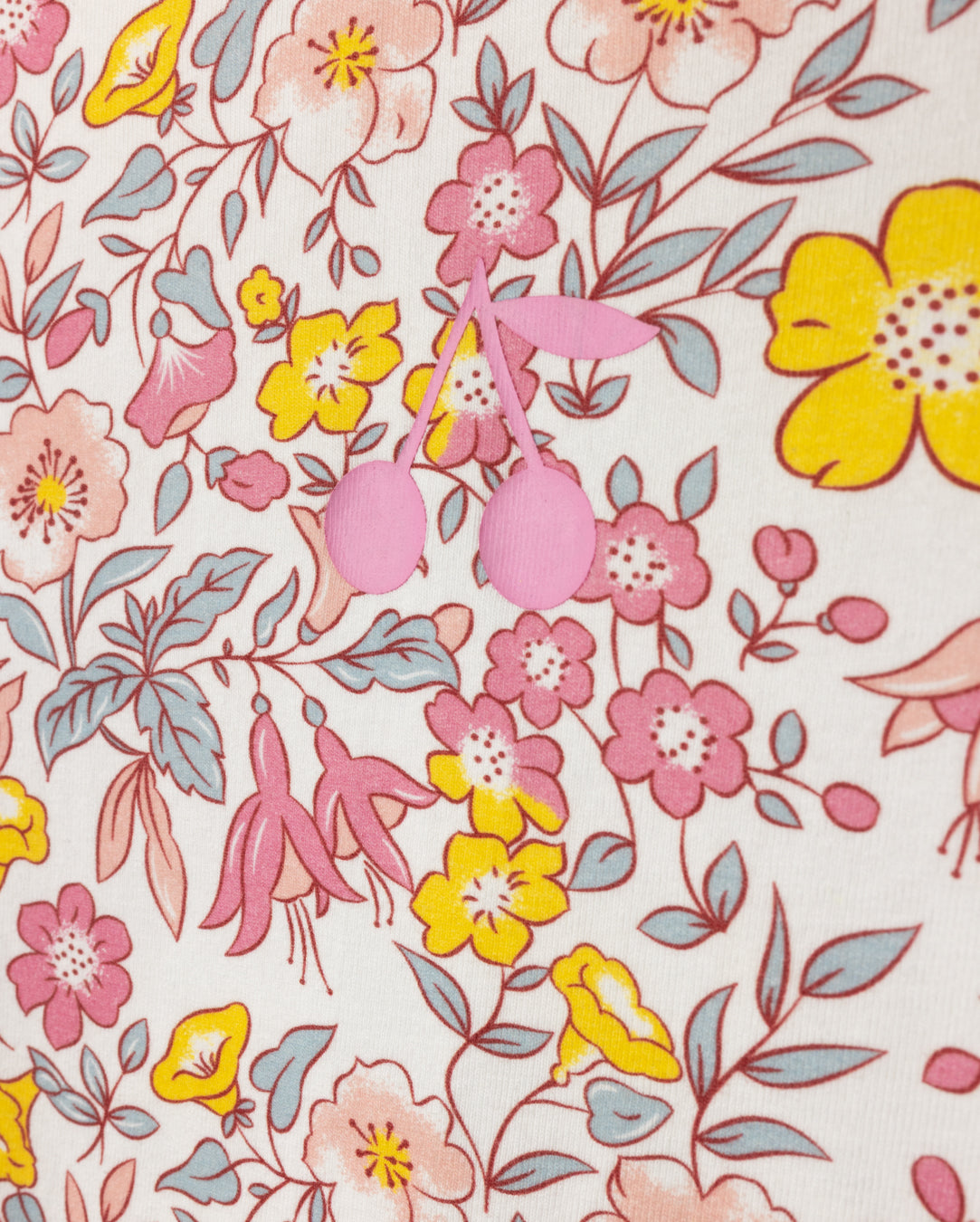 Small Print Fitted Tee - Junees