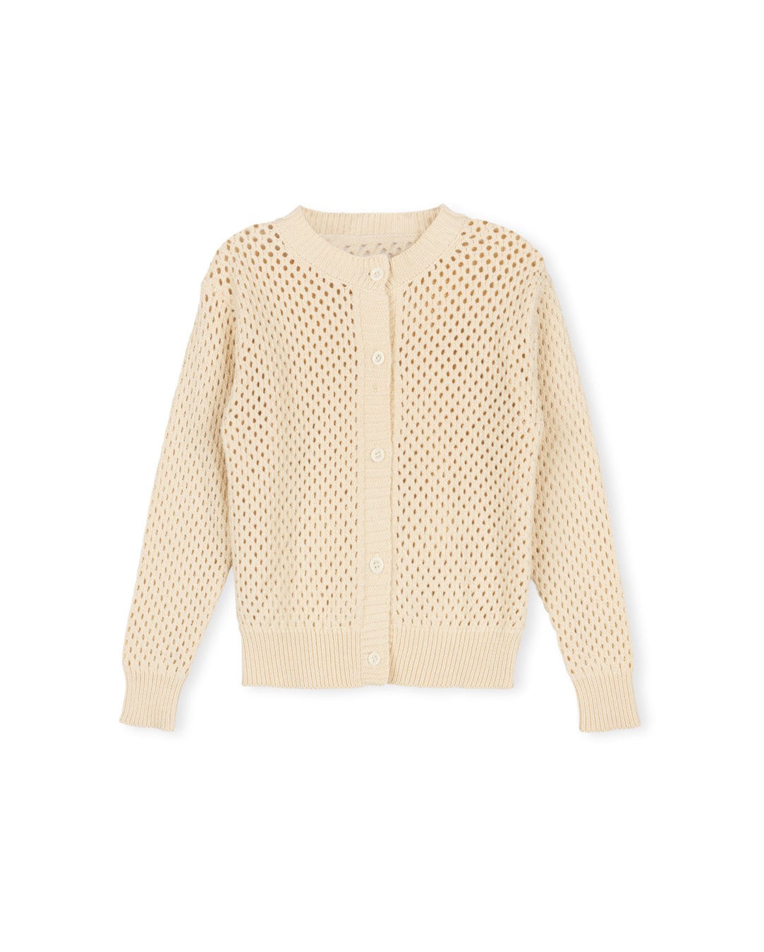 Big Pointelle Knit Holy Cardigan