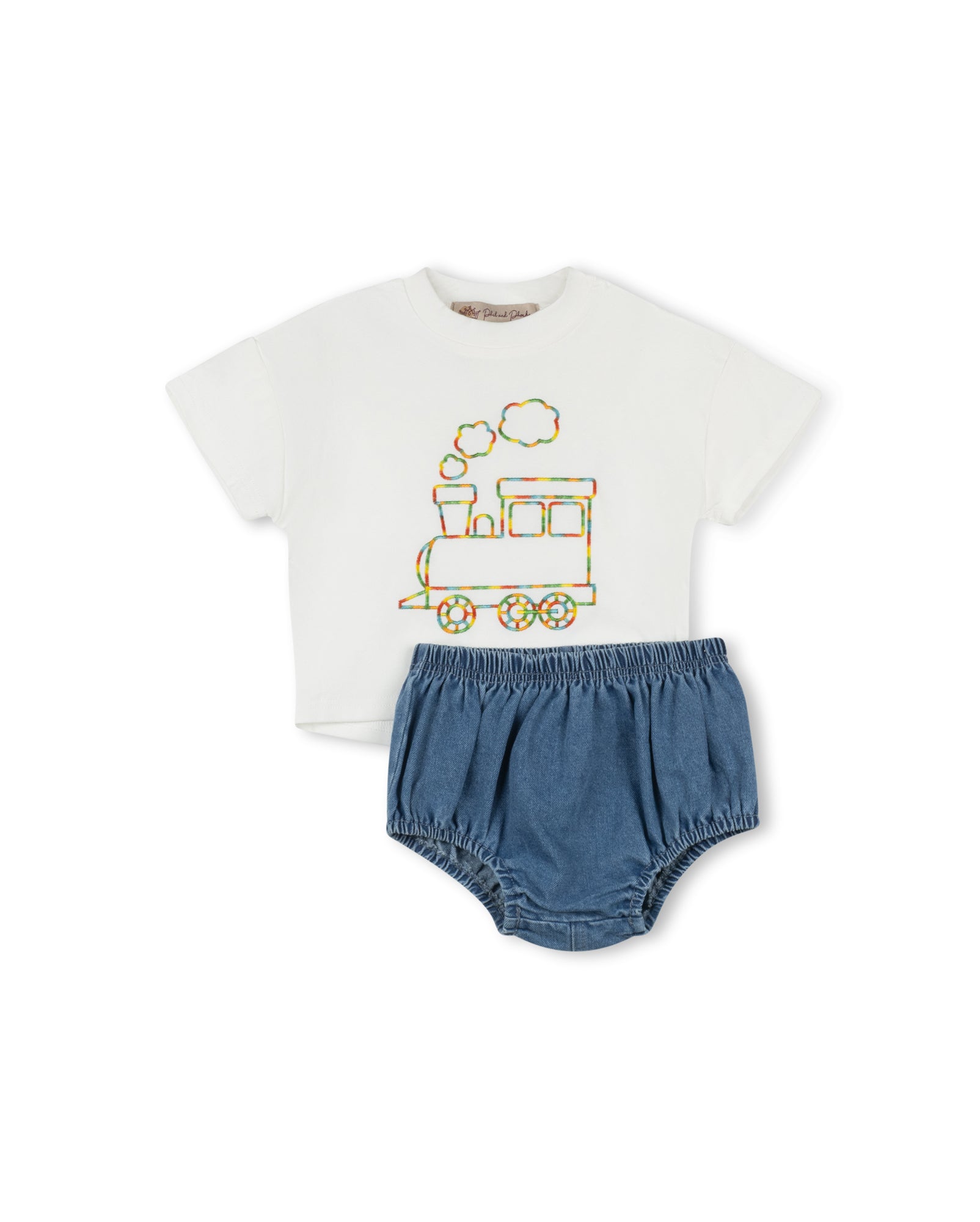 Zuri Train Tee And Bloomers - Junees