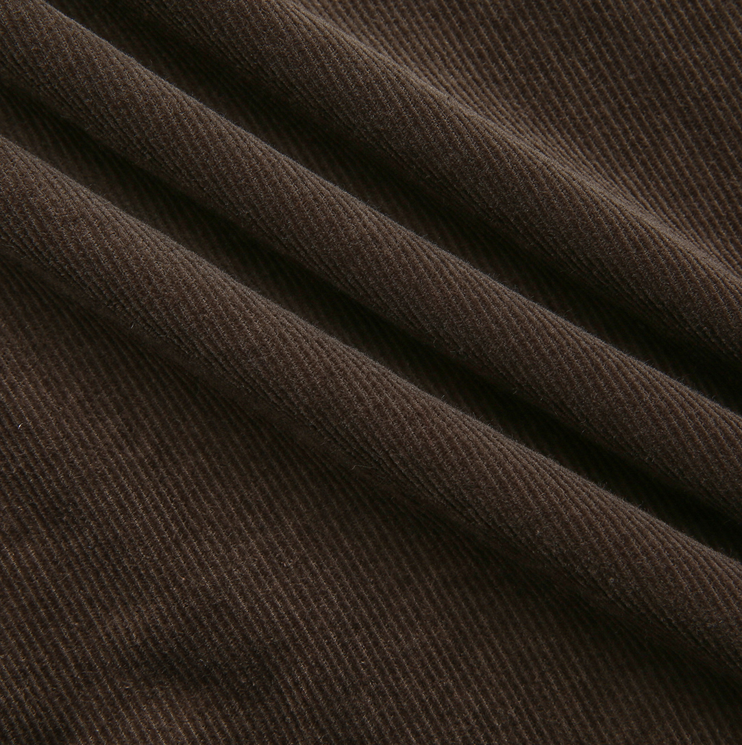 Pocket Detail Corduroy Skirt
