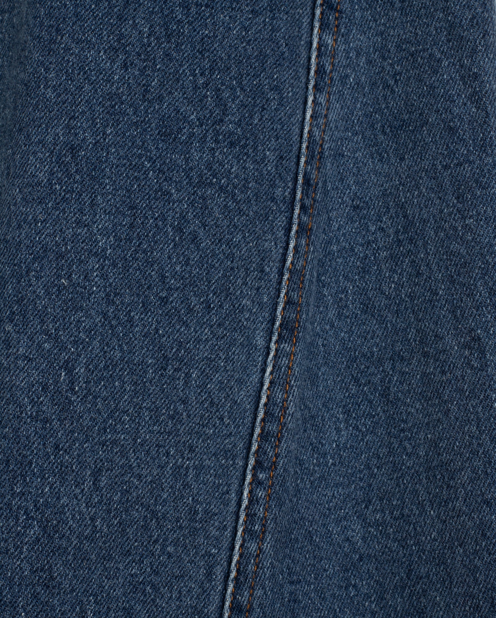 Denim Seam Detailed Maxi Skirt