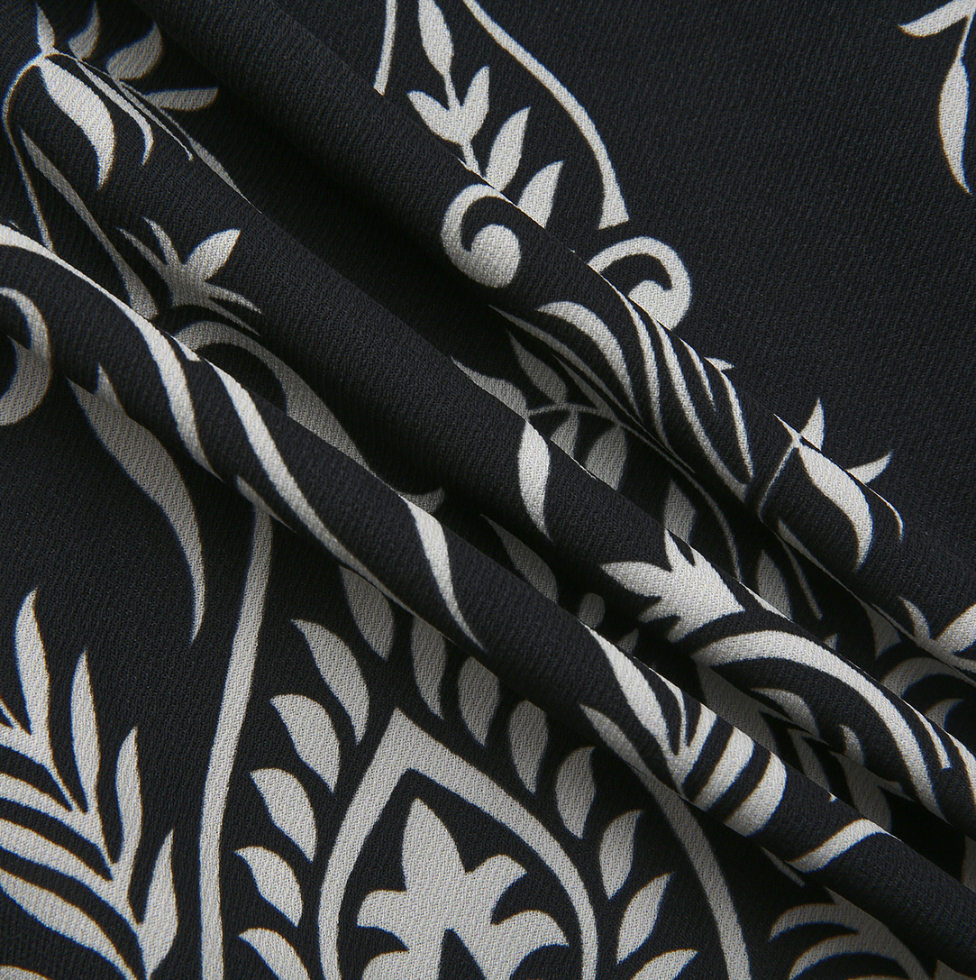 Belted Printed Dress