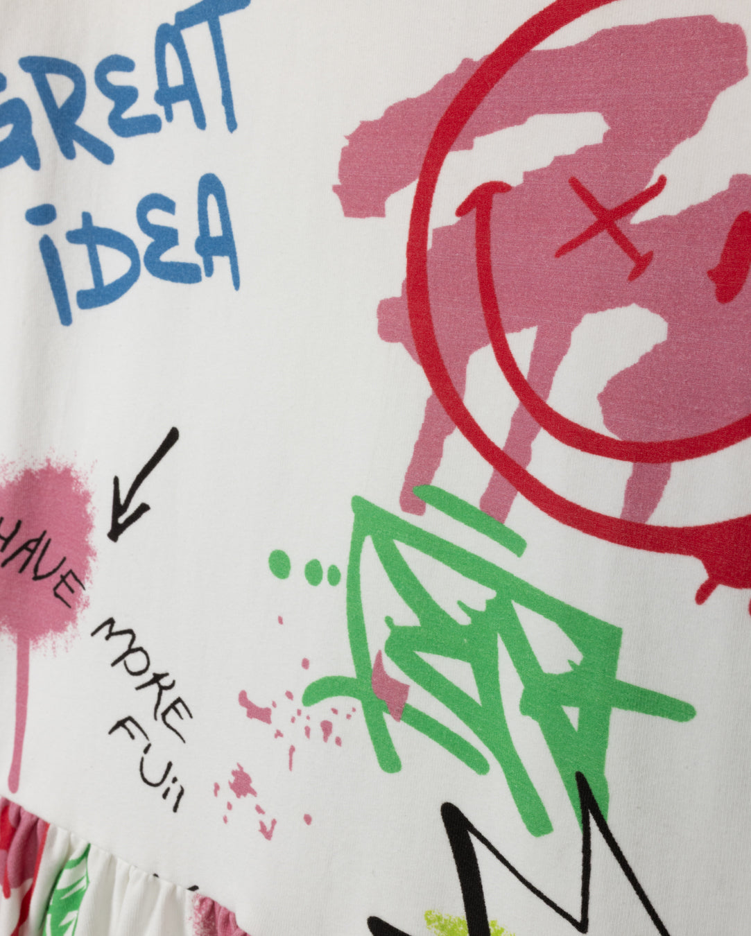 Graffiti Print Dress