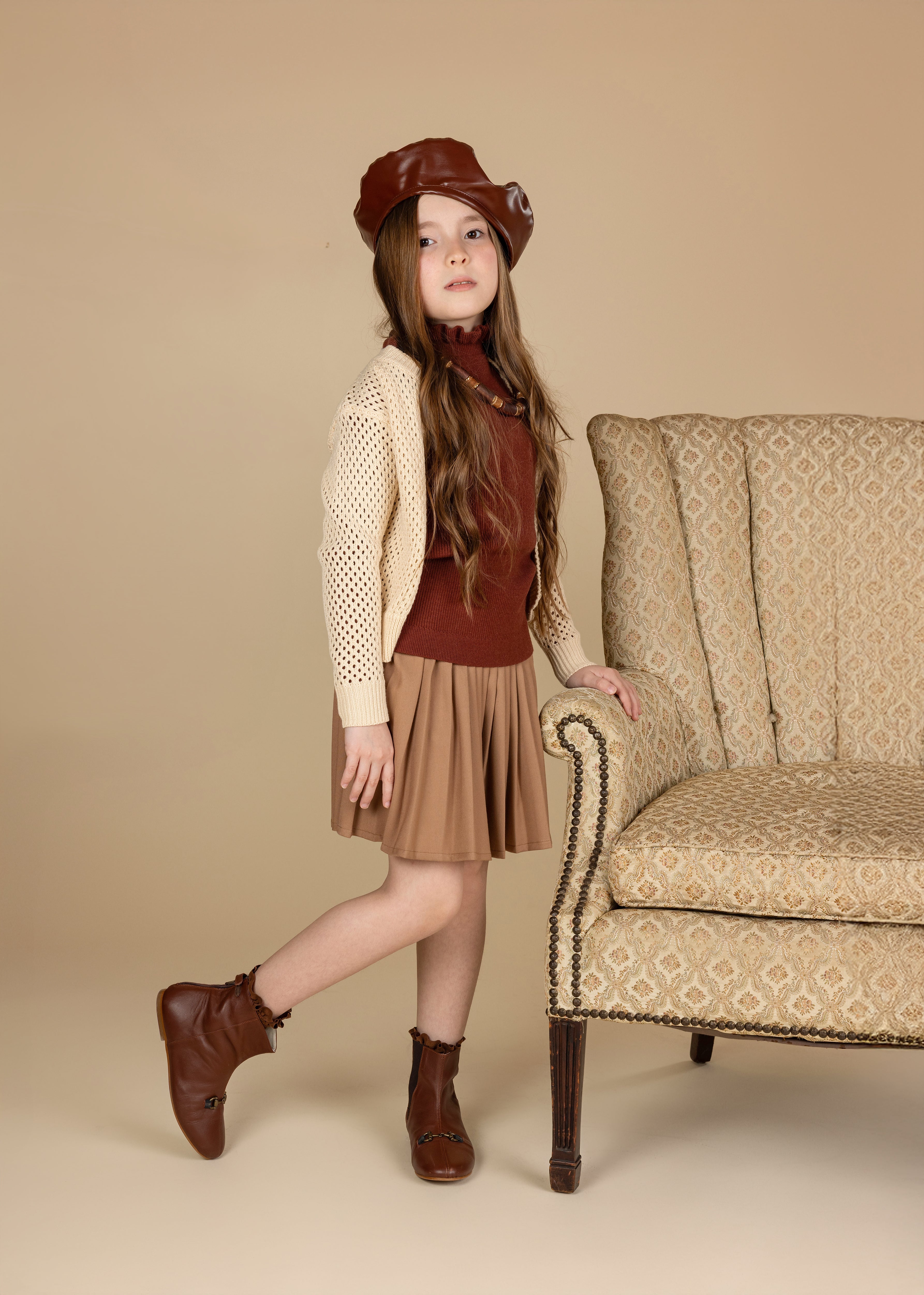 Big Pointelle Knit Holy Cardigan C-22591