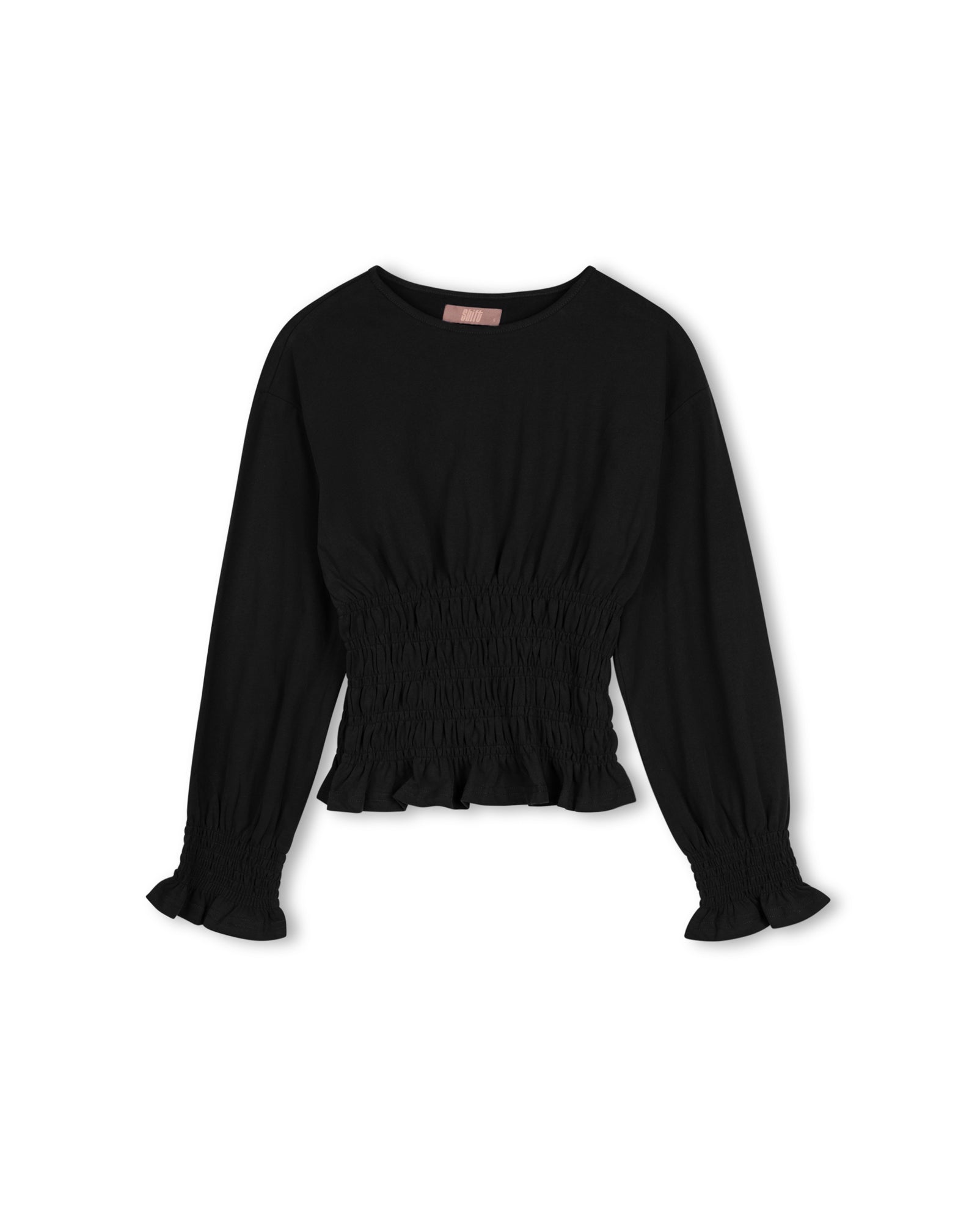 Smocked Detailed T-Shirt - Junees