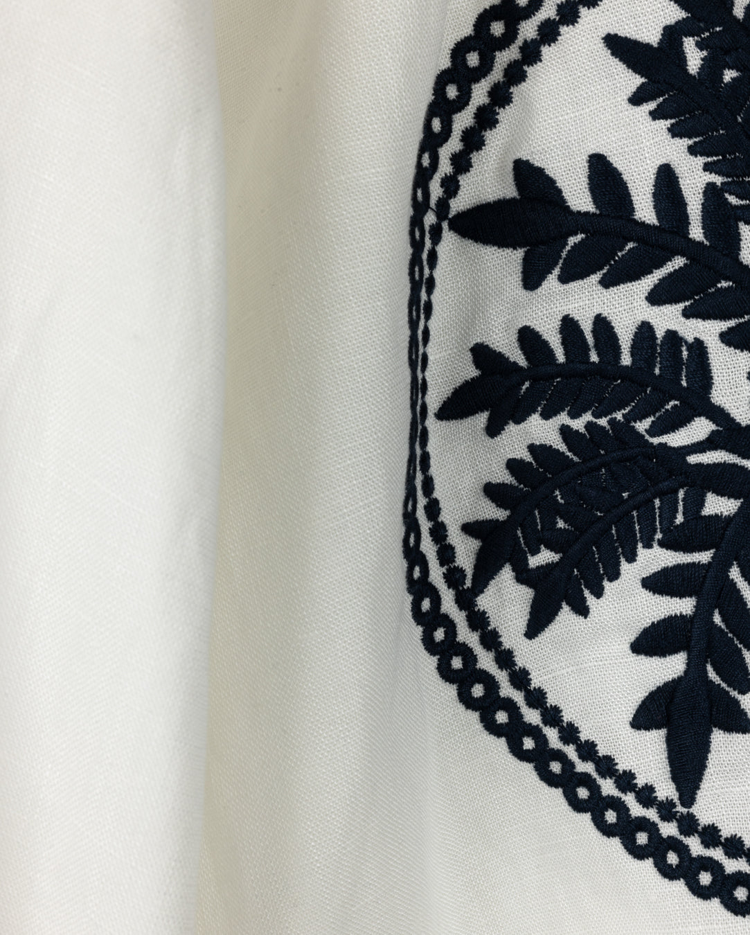 Blouse With Navy Collar - Junees