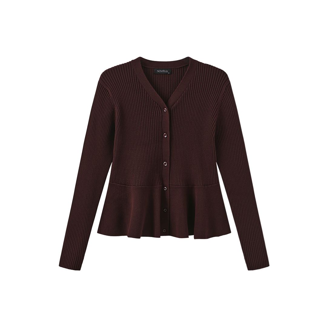 Redo Knit Peplum Cardigan