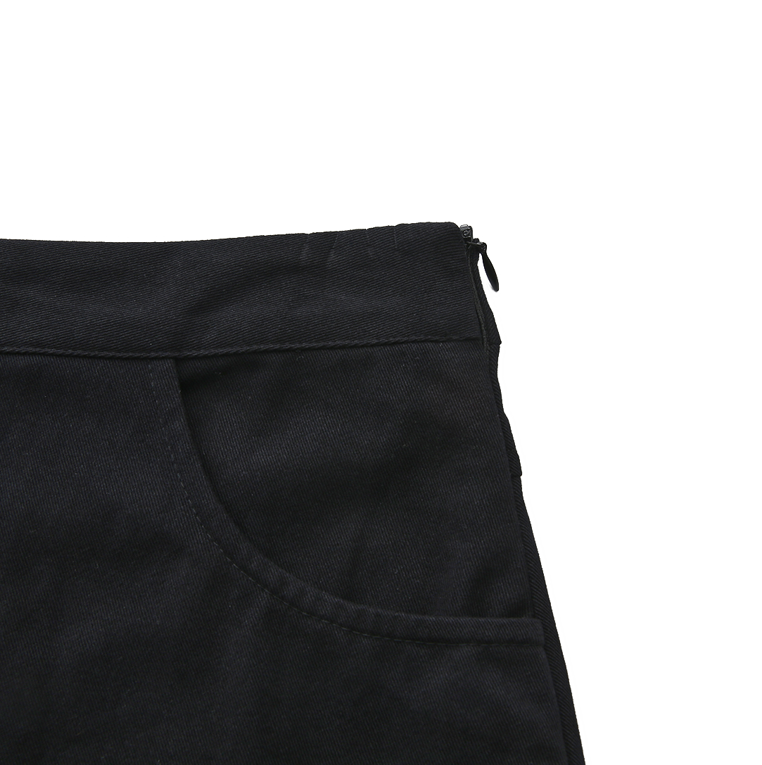 Denim Side Zip Maxi Skirt - Junees