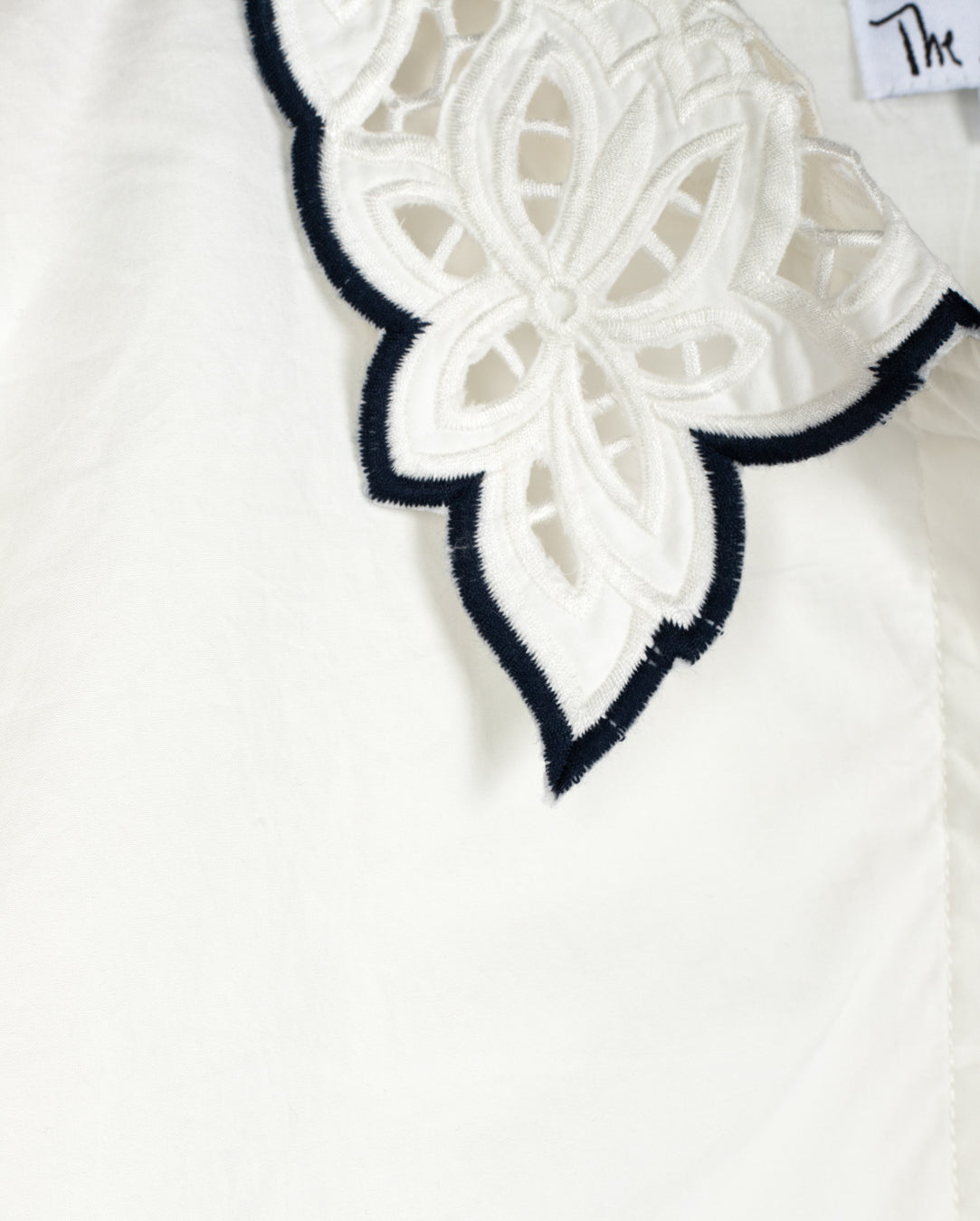 Assymetric Collar Silk Blouse - Junees